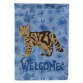 Carolines Treasures 11 x 0.01 x 15 in. Scottish Straight No.2 Cat Welcome Flag Garden Size CK4972GF